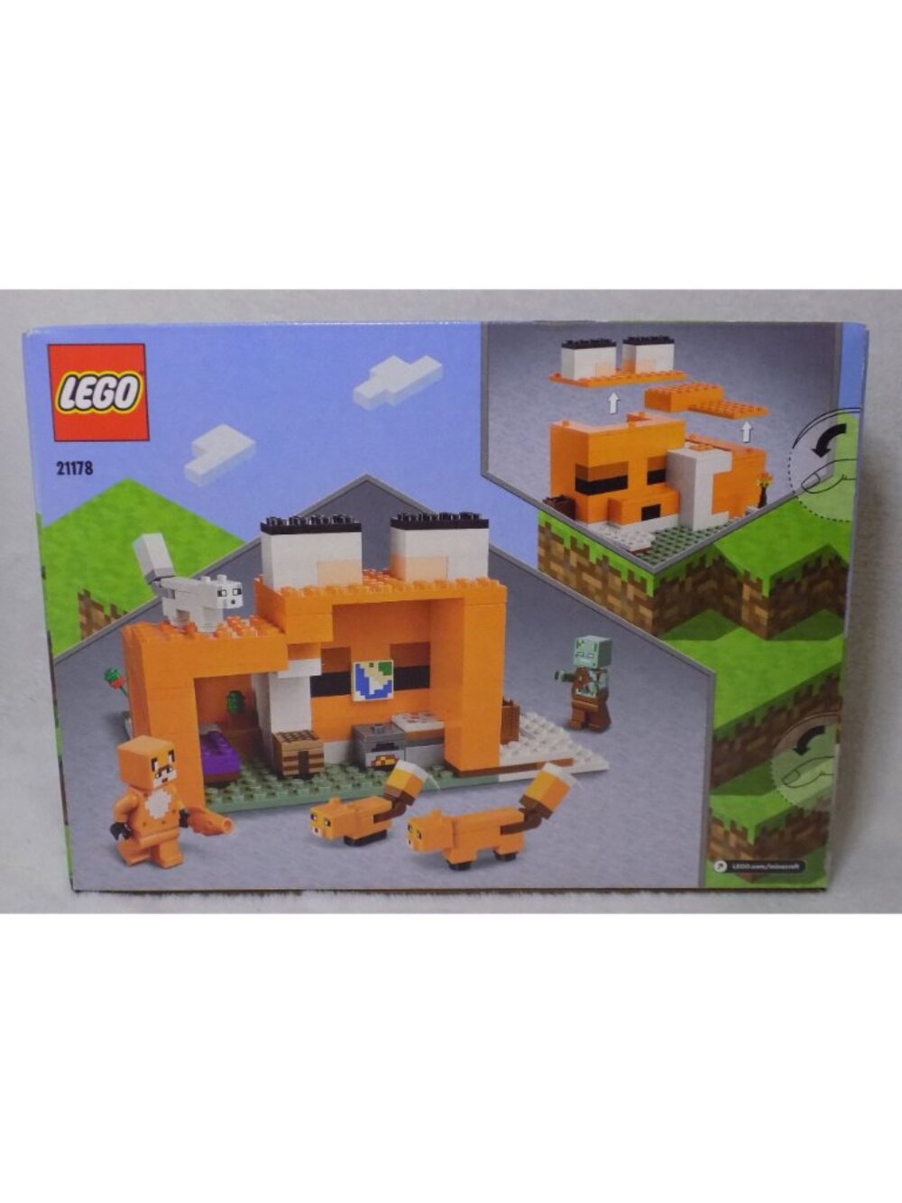 LEGO Minecraft the Fox Lodge House Animals Toy 21178 Building Toy Brand New - Picture 2 of 10